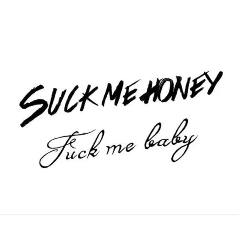 Tatuagem Temporária Cartela Sexy Quente Frase Inglês