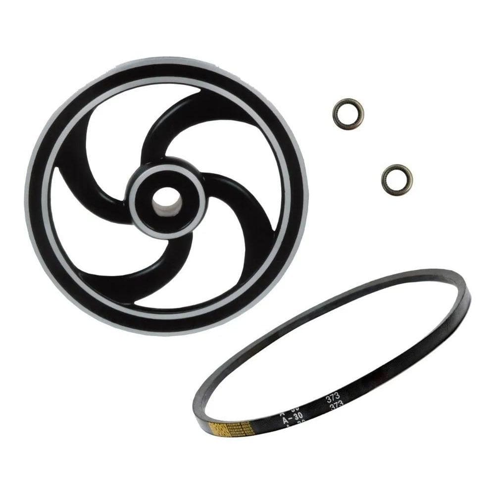 Kit Polia Dianteira Correia A-30 E Rolamentos Para Mobiletes