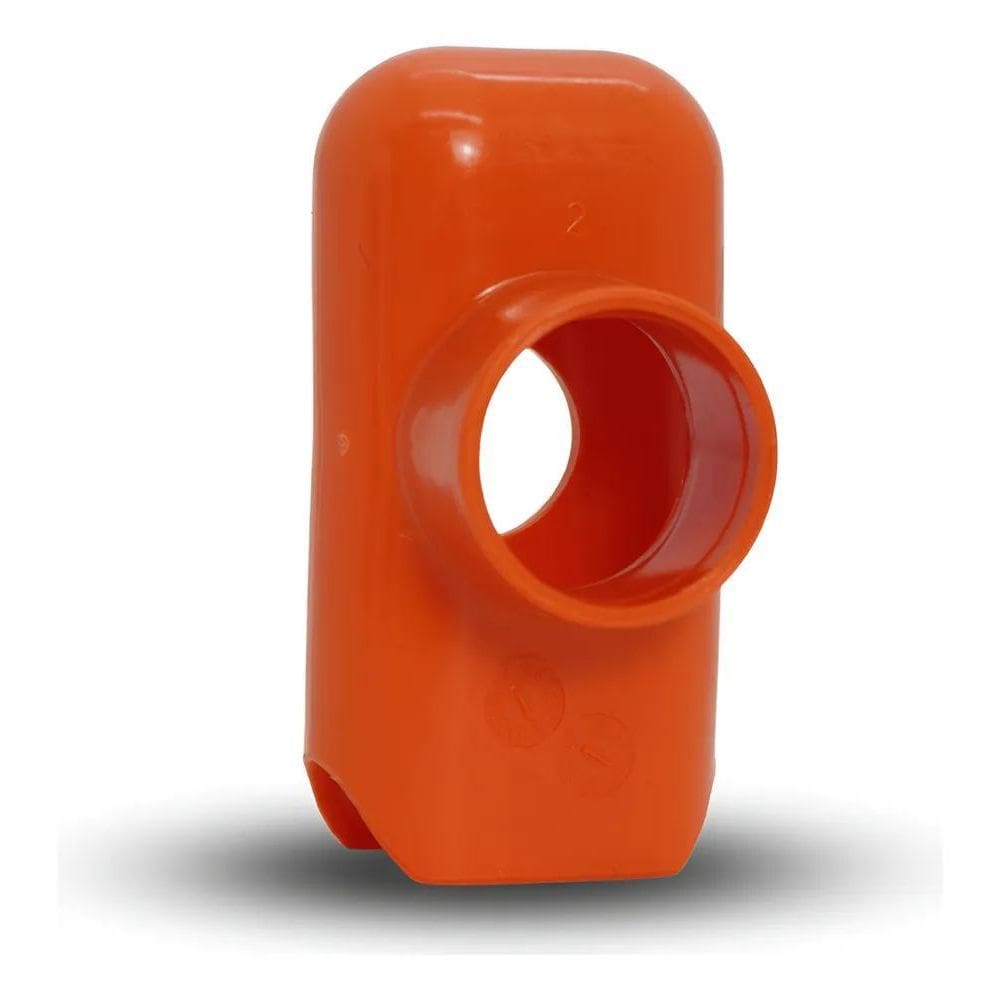 10Pçs Punho Orelha Cabo B3 Carrinho Supermercado Pe Laranja