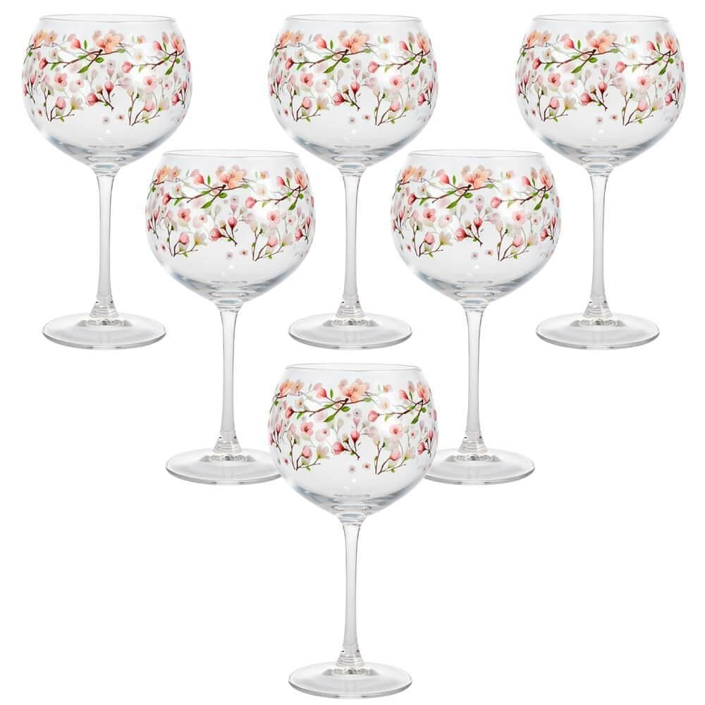 Jogo De Taças De Gin Blow Cerejeira 630Ml 6 Peças Hauskraft