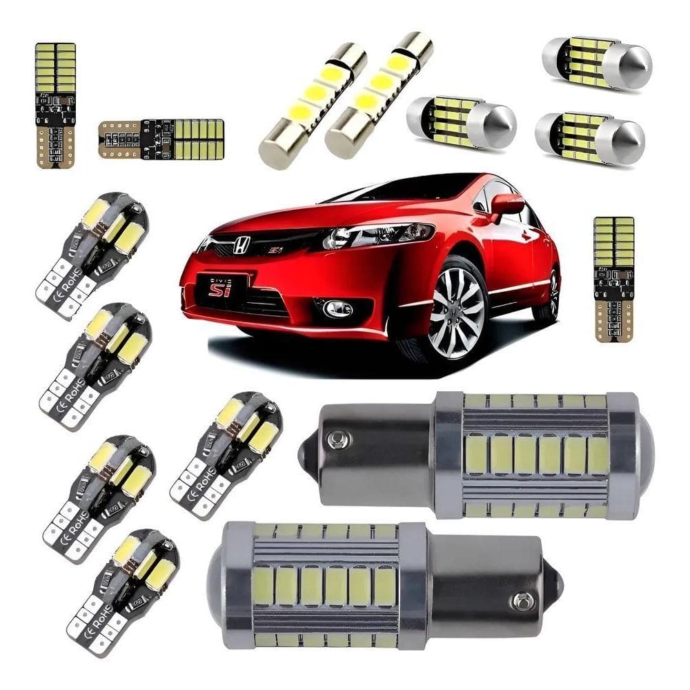 Kit Lampadas Led Premium New Civic 06