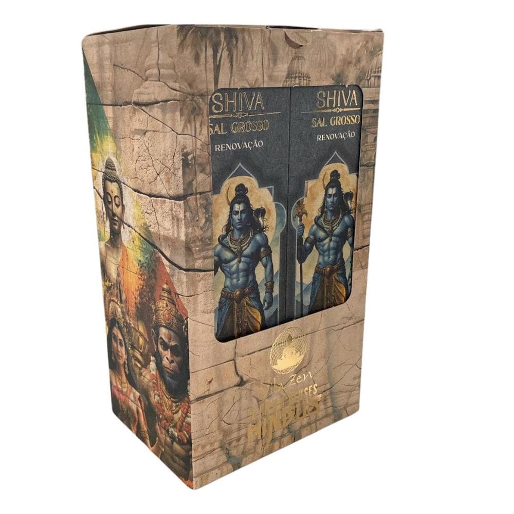 Incenso Linha Egípcia E Hindus 0% Carvão 12Cx C/10Var