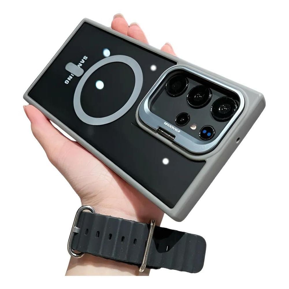 Capa Protetora Magnética Samsung Com Suporte De Azul S24