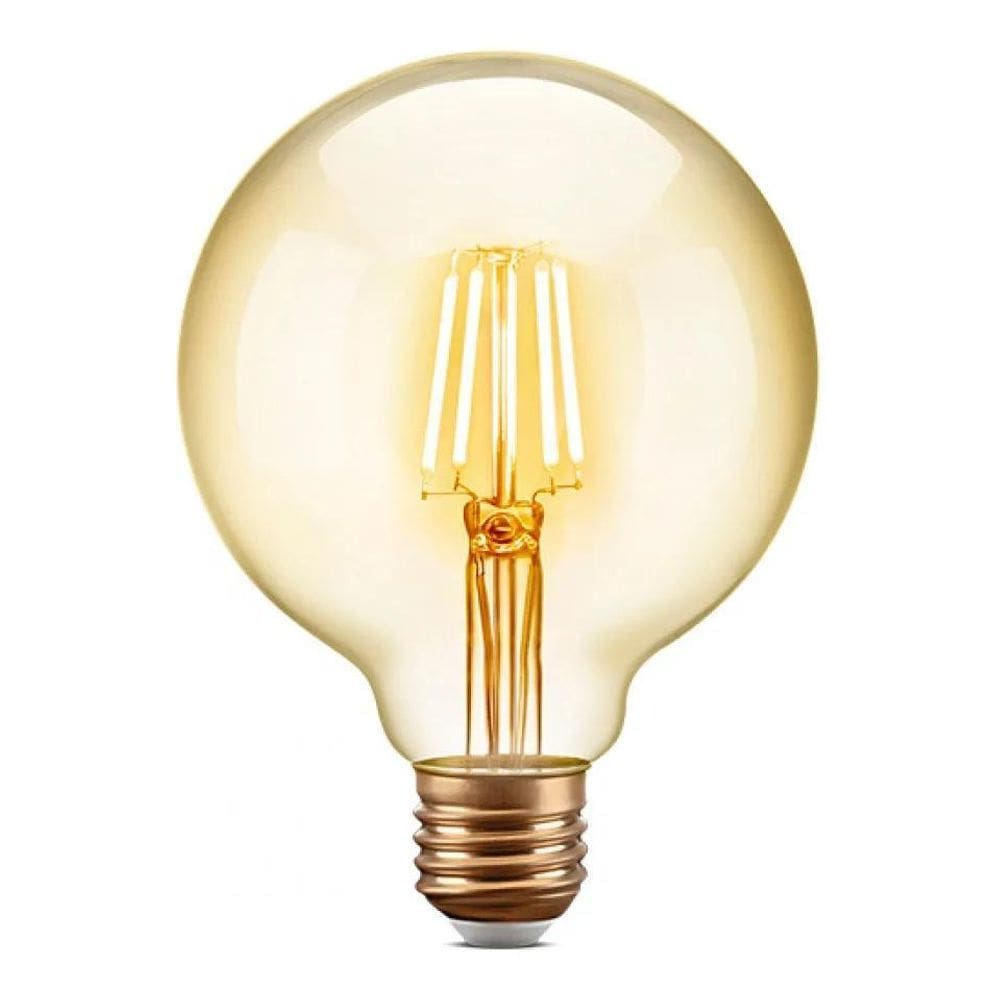 Lâmpada Filamento Led G95 Retrô 4W 2200K Elgin Cor Da Luz 22