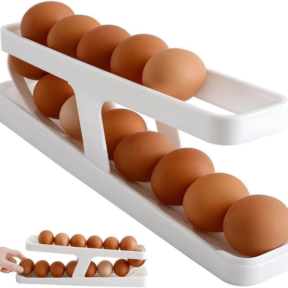 Caixa Armazenamento Ovos Rolantes Geladeira Ideal Manter