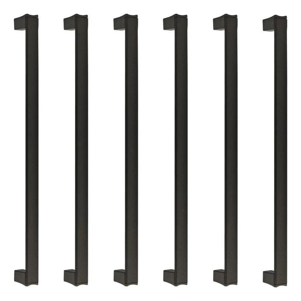 6 Puxadores Porta Guarda Roupa Escritório Gaveta 256Mm S Pre