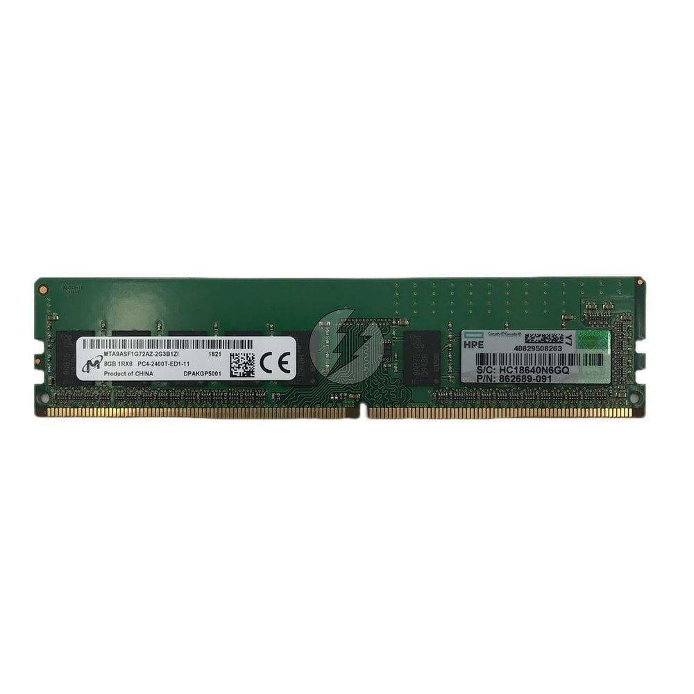 Memória Ddr4 Micron Mta9Asf1G72Az-2G3B1 8Gb 2400 Ecc Udimm