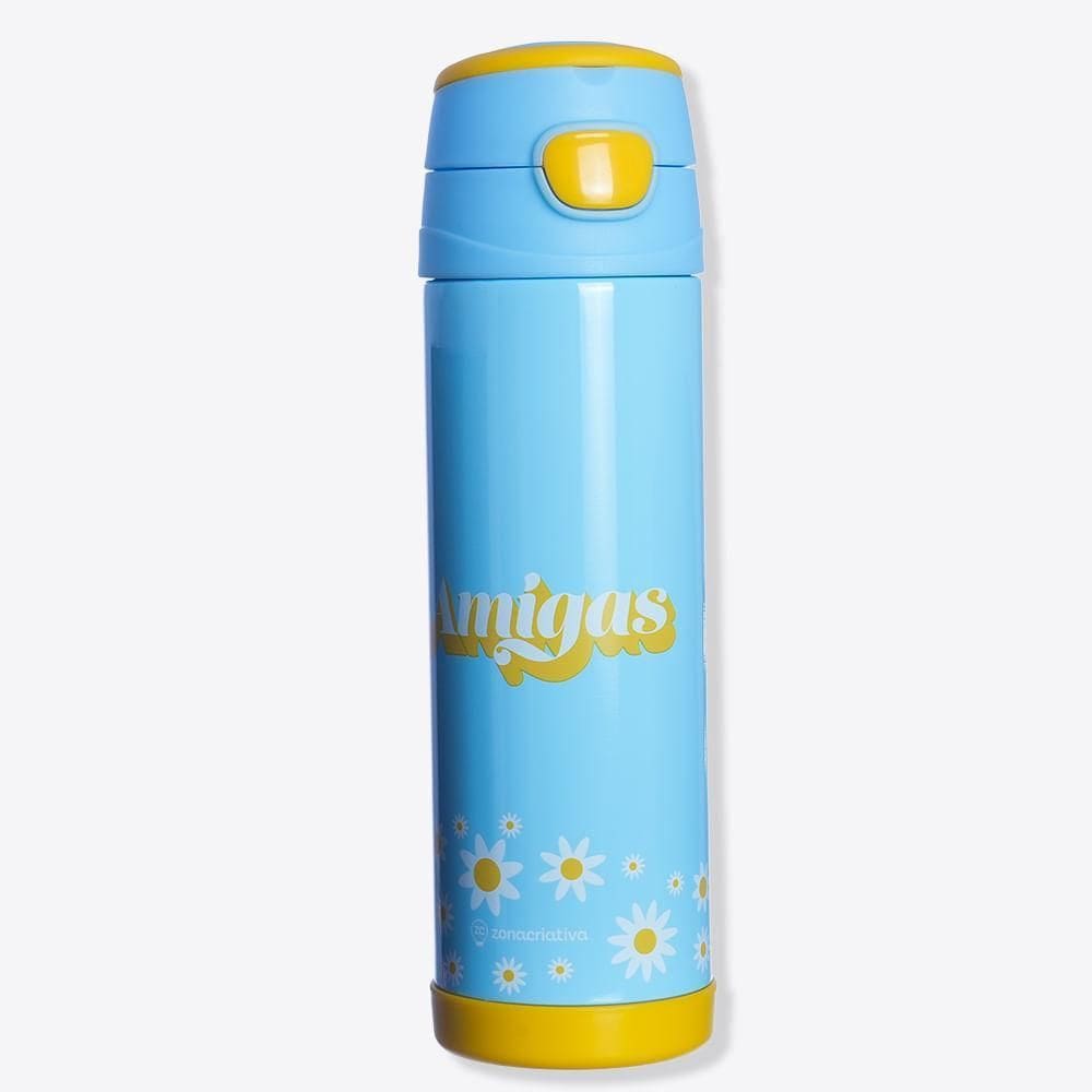 Garrafa Top Handle Amigas Primavera - Zonacriativa