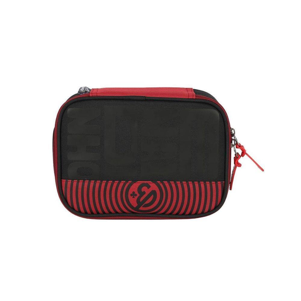 Estojo Enaldinho Box 36 Elásticos Escolar Meninos Necessaire