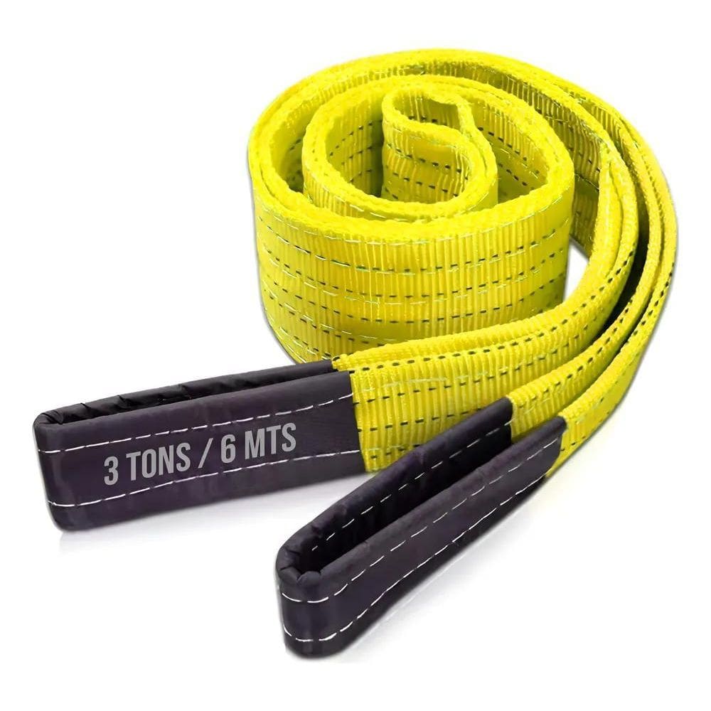 Cinta De Elevação Carga 3 Toneladas 6 Metros 90Mm Ref Amarel