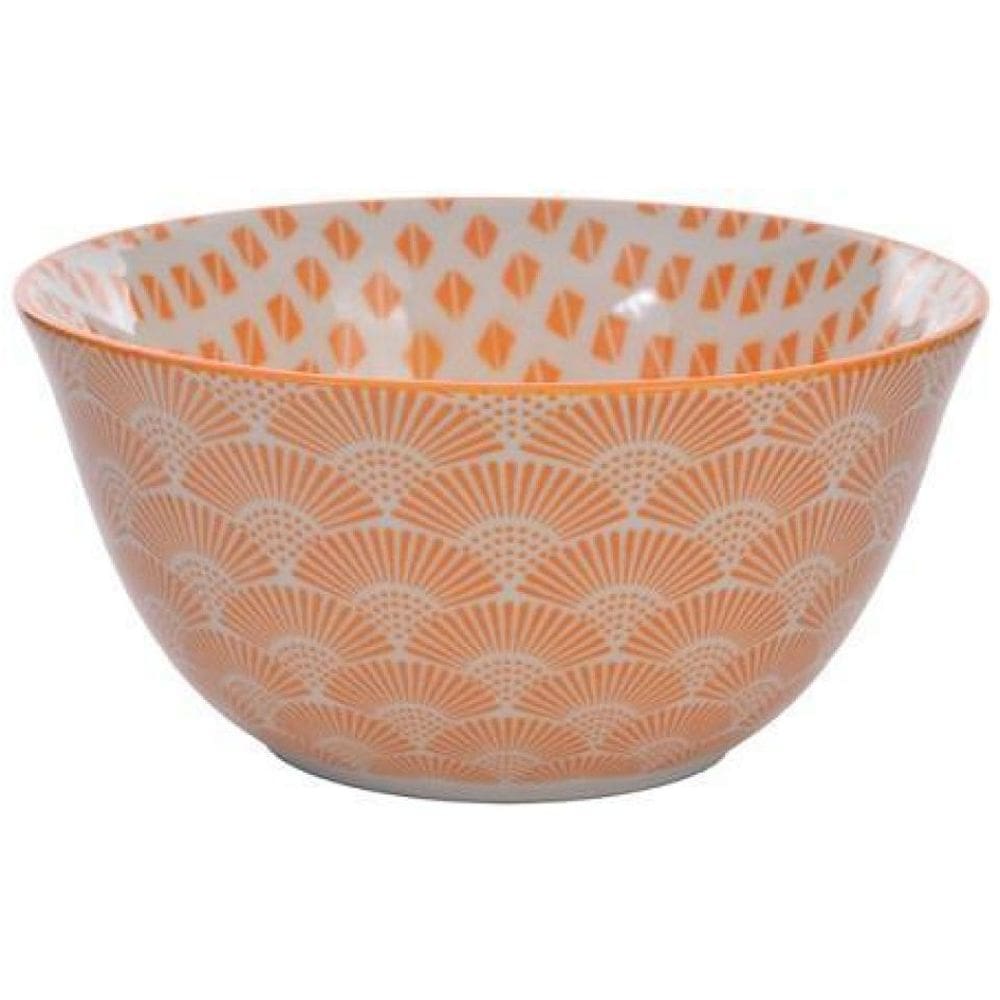 Bowl De Cerâmica Colors Laranja 12X6X12Cm