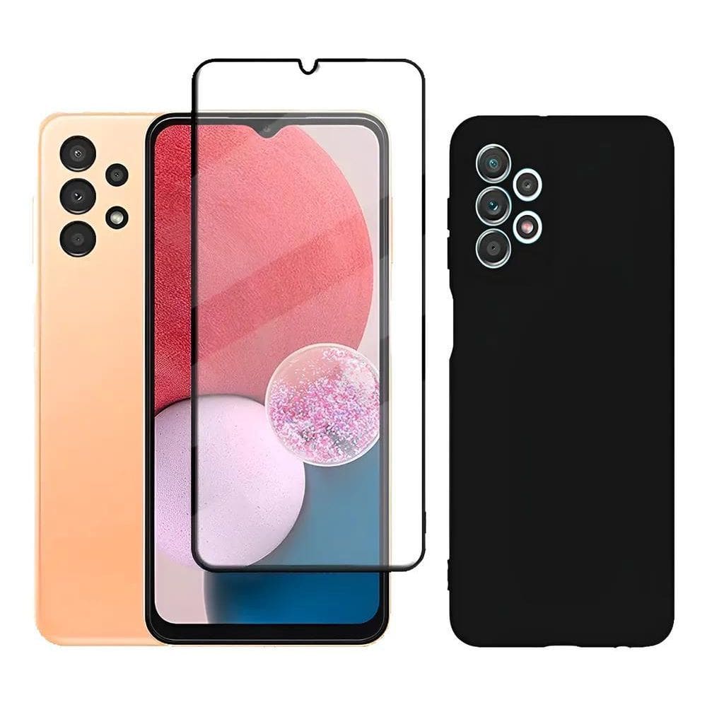 Capa Capinha Case Aveludada + Película 3D Para Galaxy A1 Pre