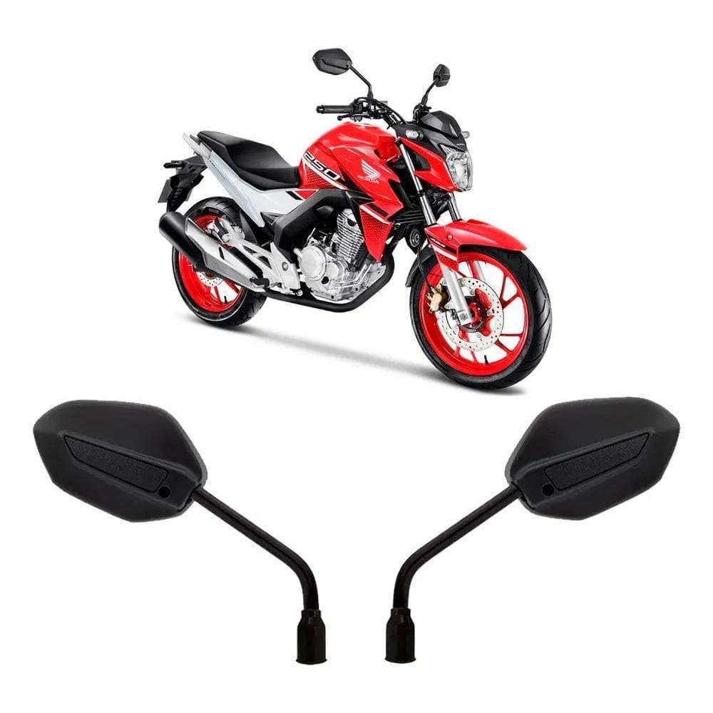 Par Espelho Retrovisor Moto Cb Twister 250 Modelo