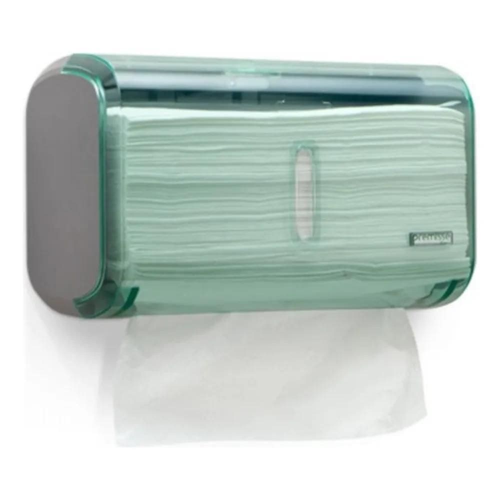 10X Dispenser Porta Papel Toalha Compacto Papeleira Verde U