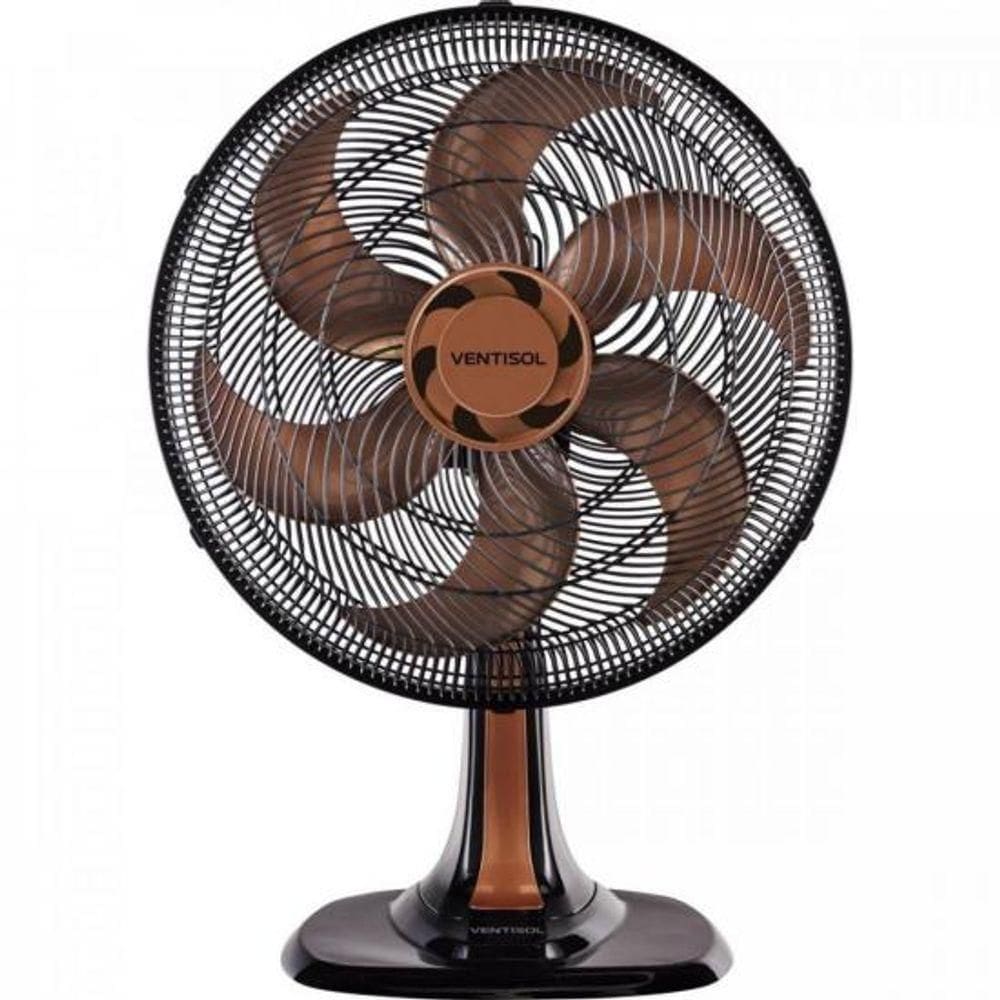 Ventilador De Mesa Ventisol Turbo 6 40cm Bronze 110V