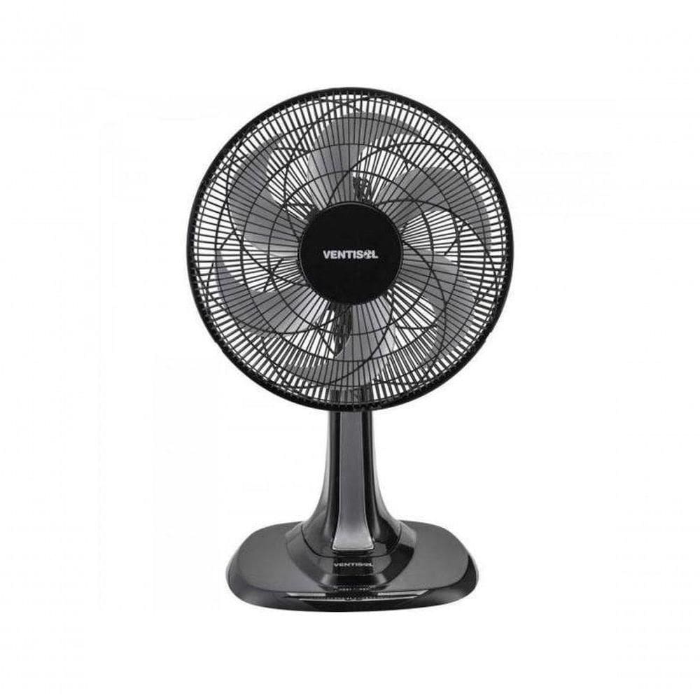 Ventilador De Mesa Ventisol Turbo 6 30cm Preto Cinza 220V