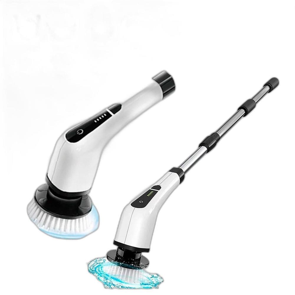 Esfregão Elétrico Giratório Recarregável Perfeito Limpeza
