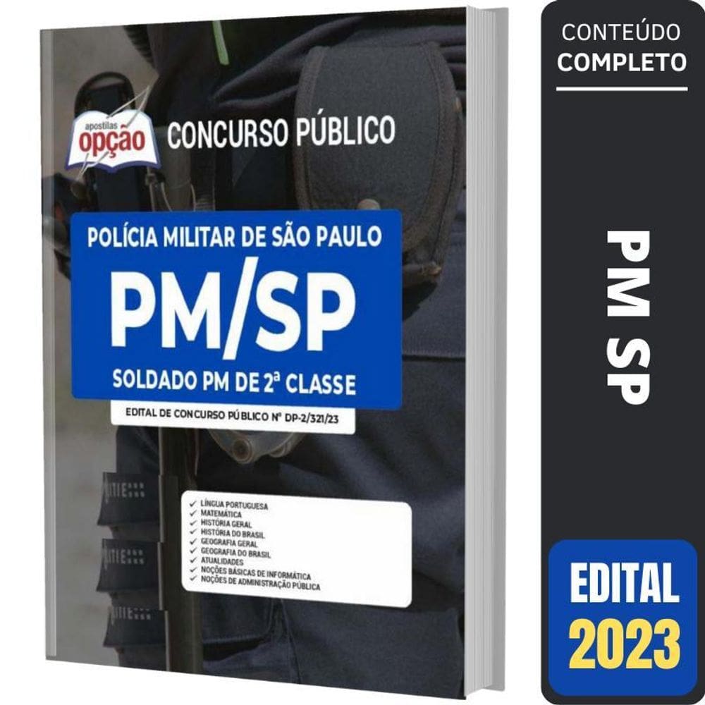 Apostila Concurso Pm Sp - Soldado Polícia Militar