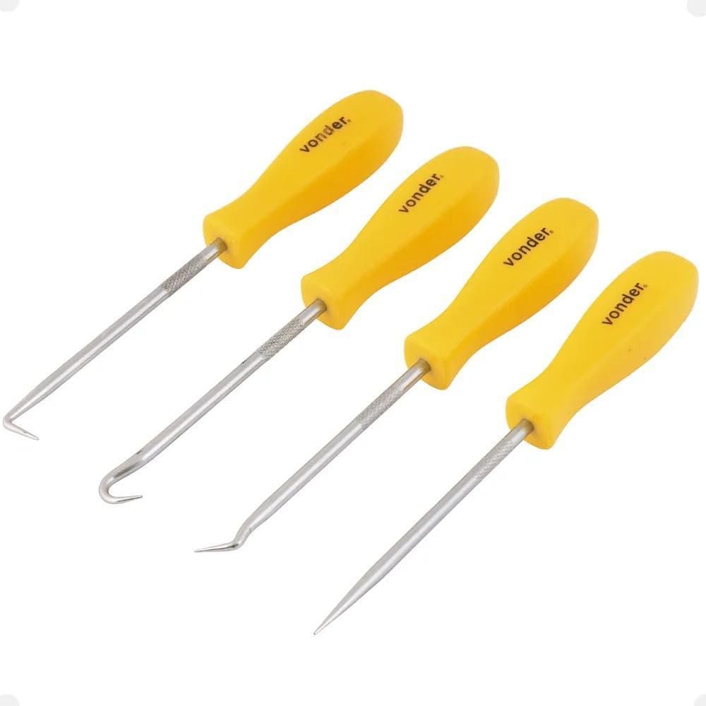 3X Jogo De Mini Pegadores 4 Pecas Vonder - 35 99 000 400