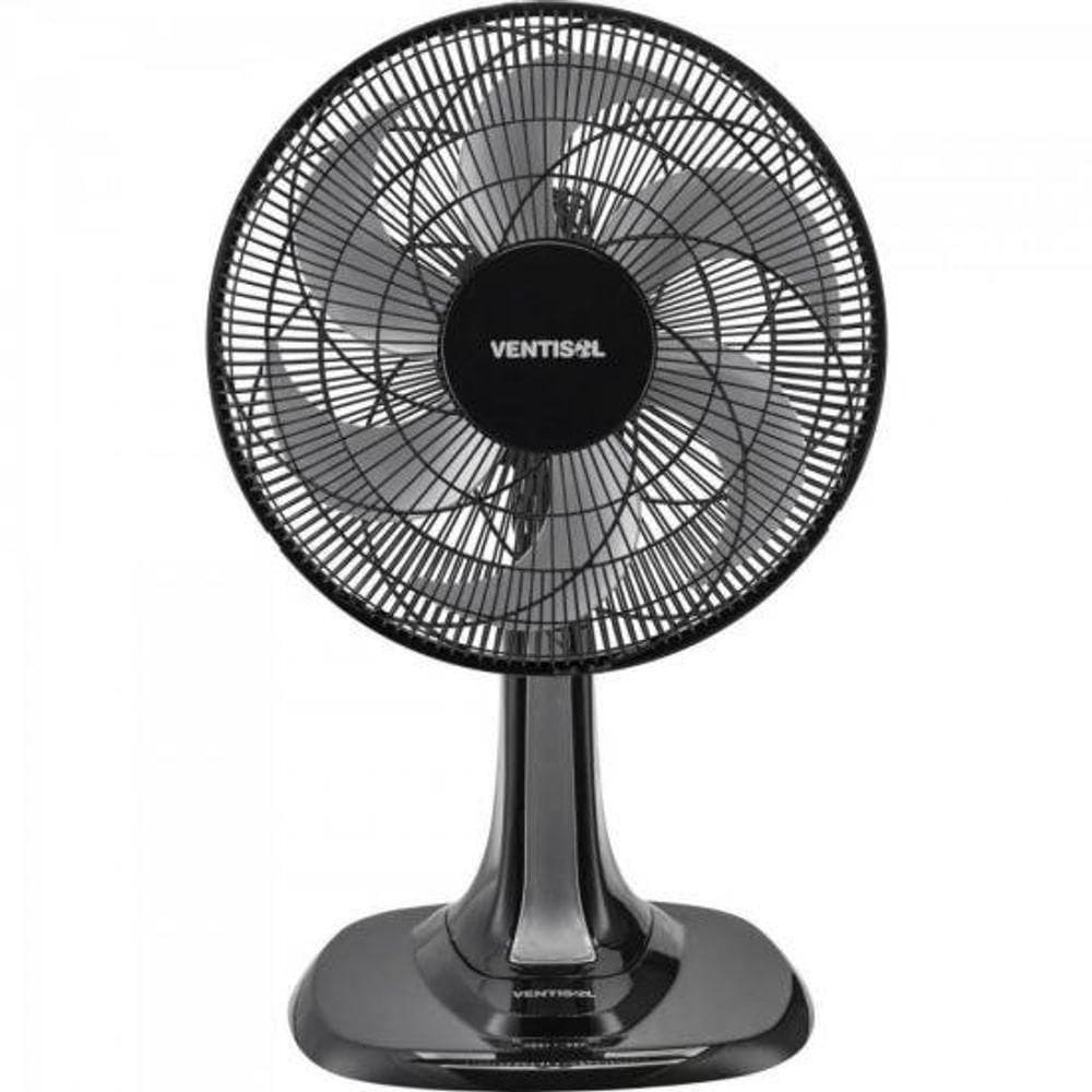 Ventilador De Mesa Ventisol Turbo 6 30cm Preto-cinza 110V