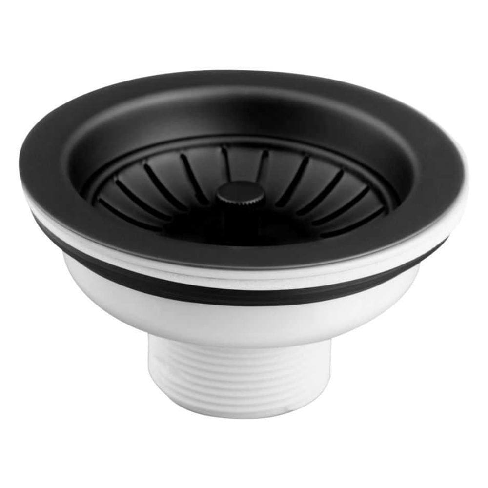 Valvula Pia Americana Aco Inox 31/2 Black Matte Imperatriz