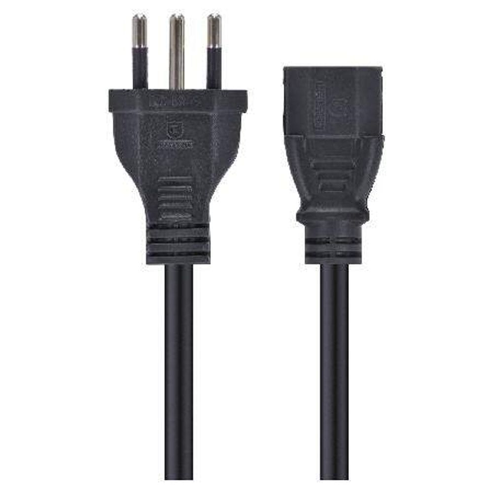 Cabo de Forca Tripolar para Fonte 3X0,75 MM 250V - 2M