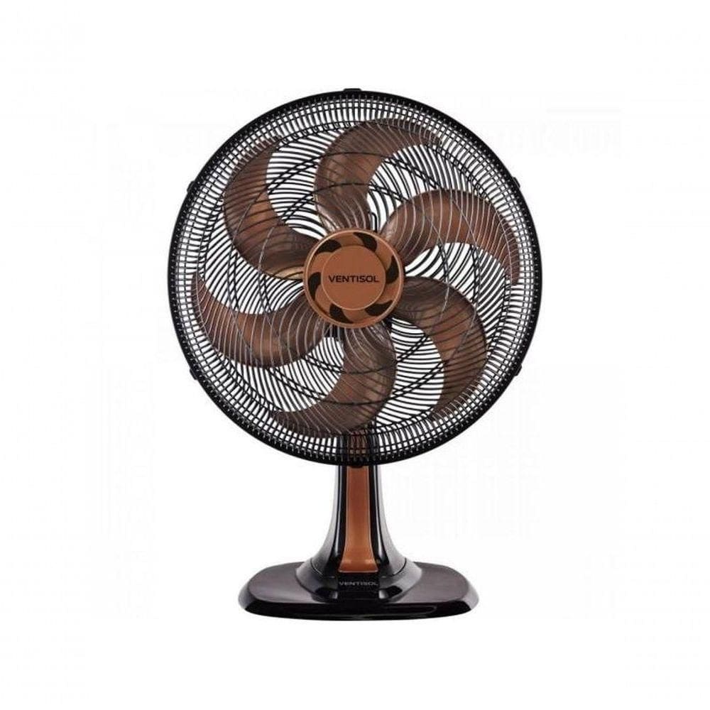 Ventilador De Mesa Ventisol Turbo 6 40cm Bronze 110V