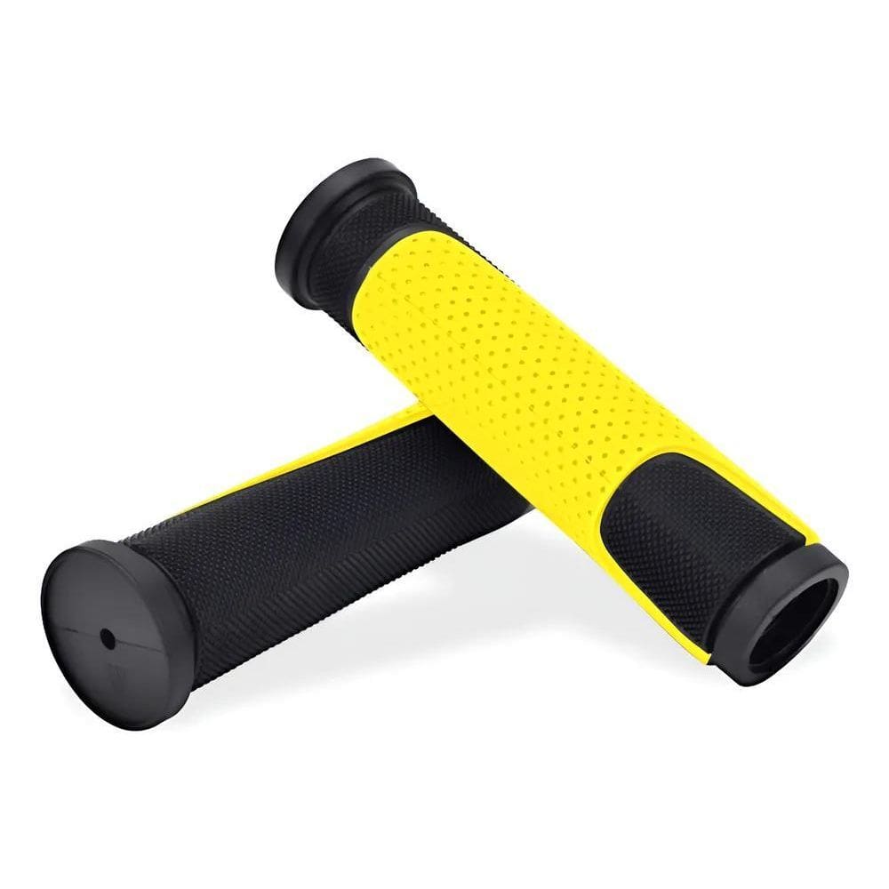 Manopla Punho Luva Para Bicicleta De Borracha Top Amarelo