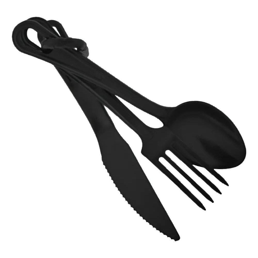 Faca E Talher De Campanha Acampamento Camping Trilha Mi Pret