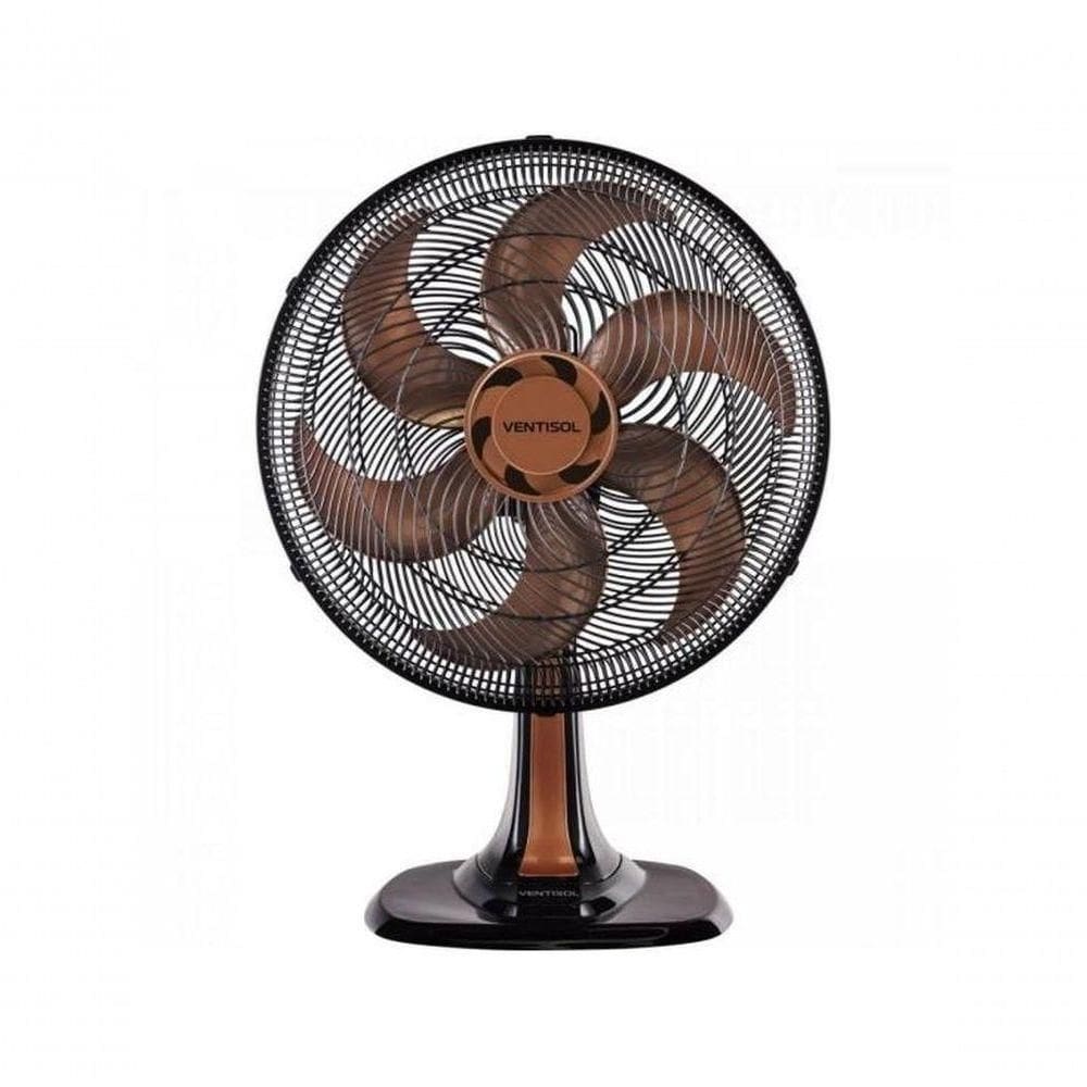 Ventilador De Mesa Ventisol Turbo 6 40cm Bronze 220V