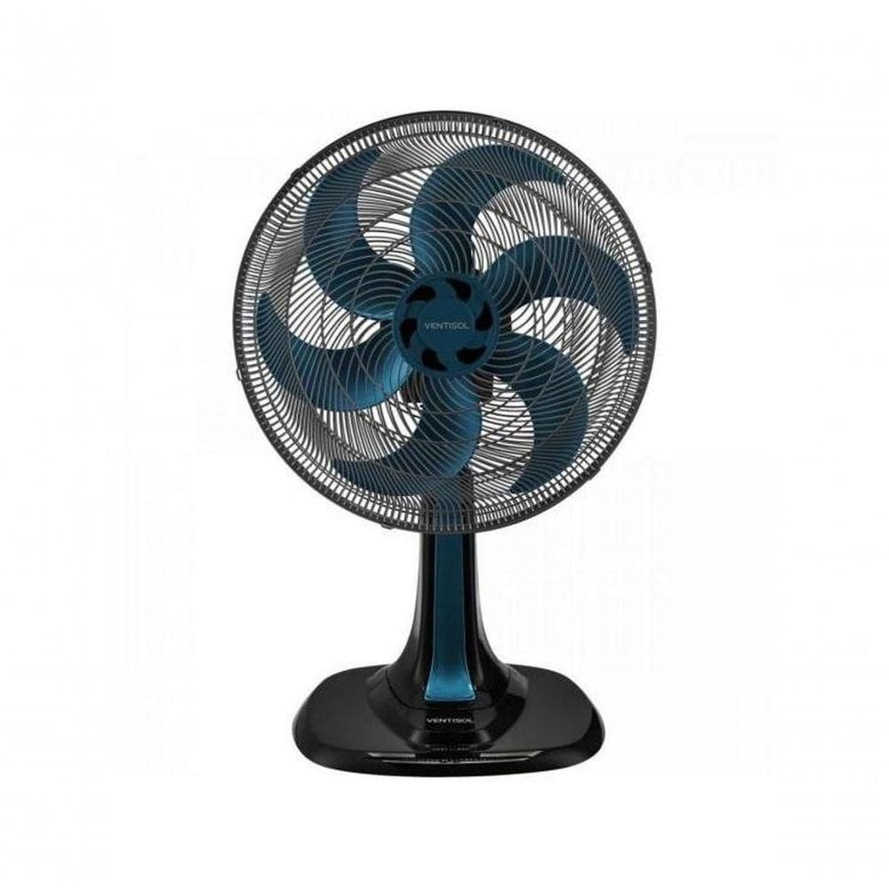 Ventilador De Mesa Ventisol Turbo 6 30cm Azul 110V