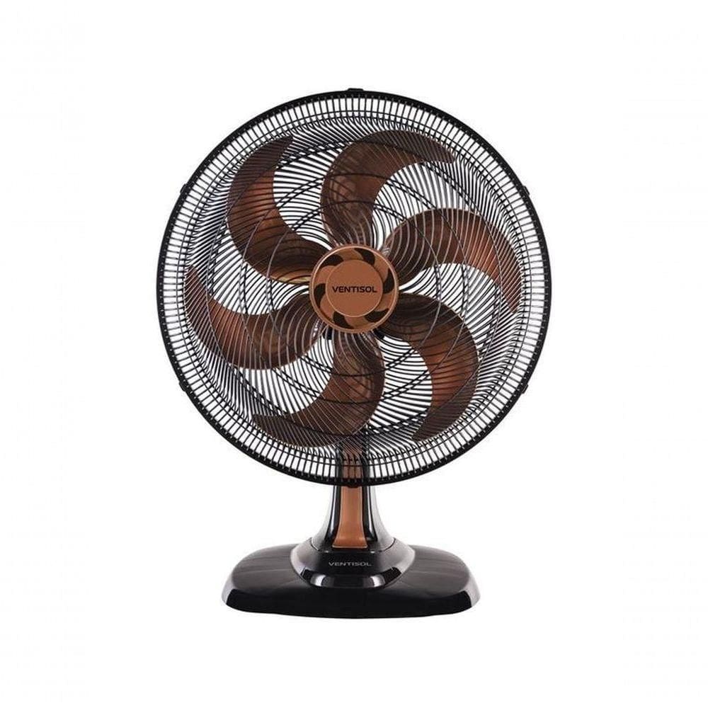 Ventilador De Mesa Ventisol Turbo 6 50cm Bronze 110V