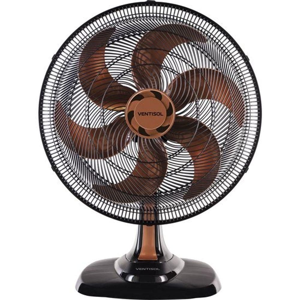 Ventilador De Mesa Ventisol Turbo 6 50cm Bronze 110V