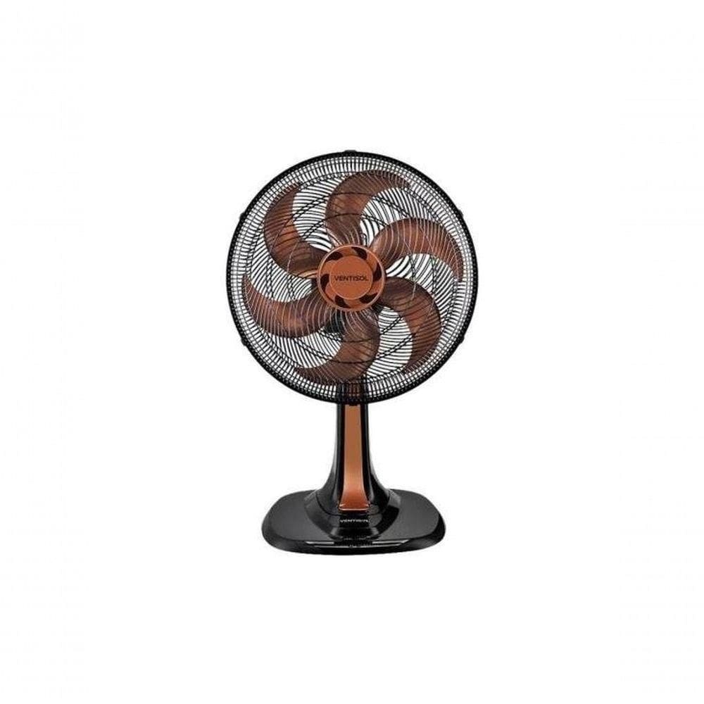 Ventilador De Mesa Ventisol Turbo 6 30cm Bronze 220V