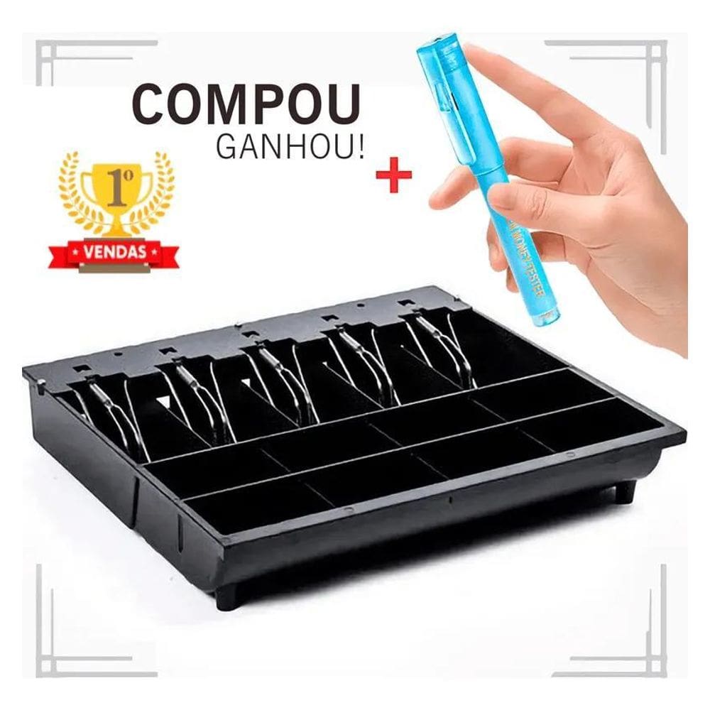 Bandeja Porta Cédulas E Moedas Menno Mg 40 Presilha Metálica