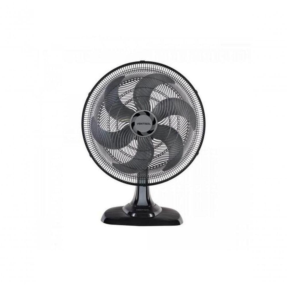 Ventilador De Mesa Ventisol Turbo 6 50cm Preto 220V