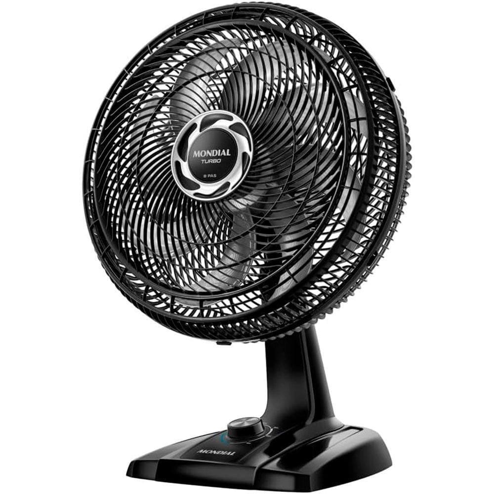 Ventilador De Mesa NVT-40-B 40cm 8 Pás Mondial Preto 220V