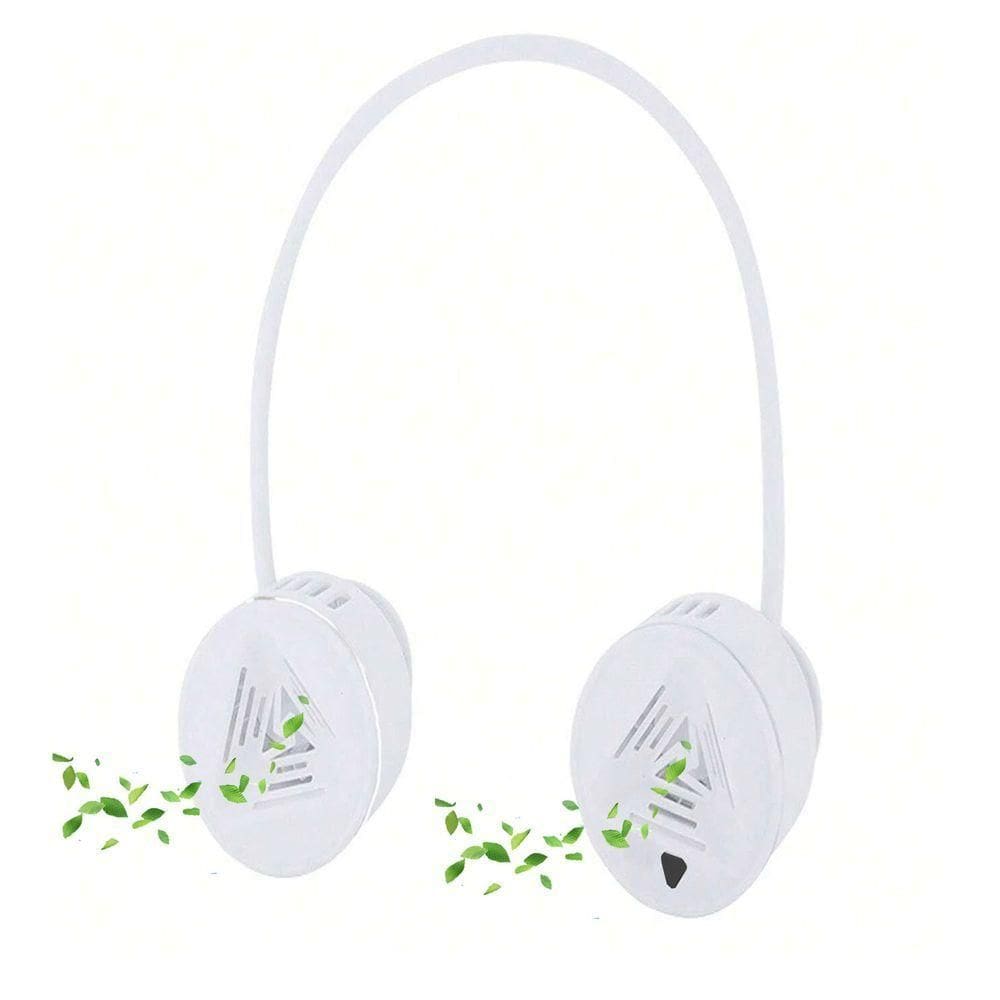 Ventilador De Pescoço Esporte 5 Velocidades Usb Bateria Recarregavel Flexivel Exercicio Atividade Ao Ar Livre