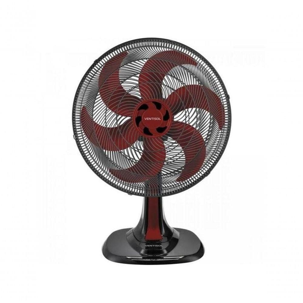Ventilador De Mesa Ventisol Turbo 6 40cm Vermelho 110V