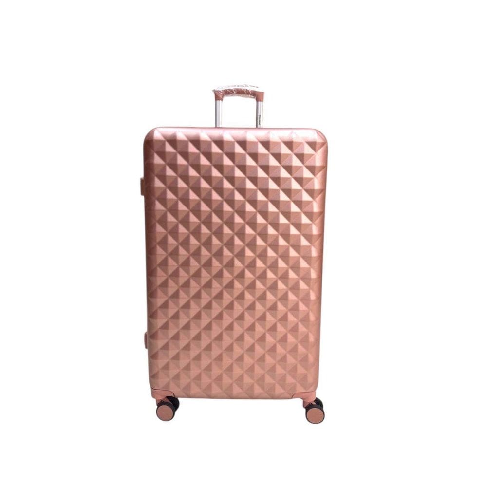 Mala Grande 35Kg Expansível Rose Diamond Ultra Leve