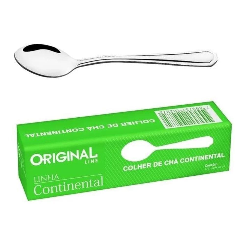 Jogo Inox 12 Colher Chá Continental