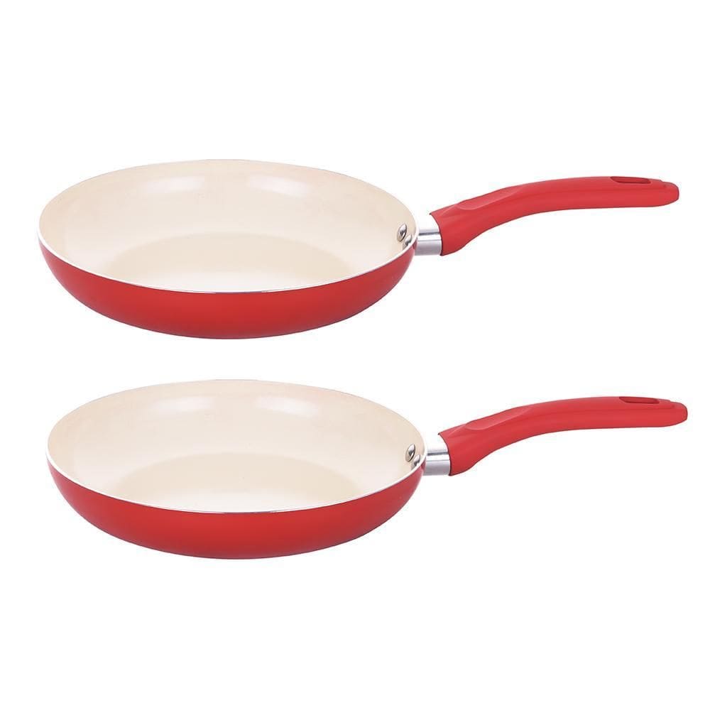 Kit 2 Frigideiras Revestimento Cerâmico Rubi 1,8Mm 22Cm