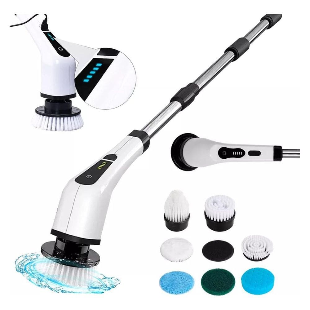Escova De Limpeza Elétrica Casa Multiuso Portátil 9 Em 1