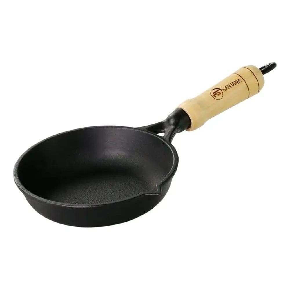 2X Mini Frigideira De Ovo Egg Pan Ferro Fundido