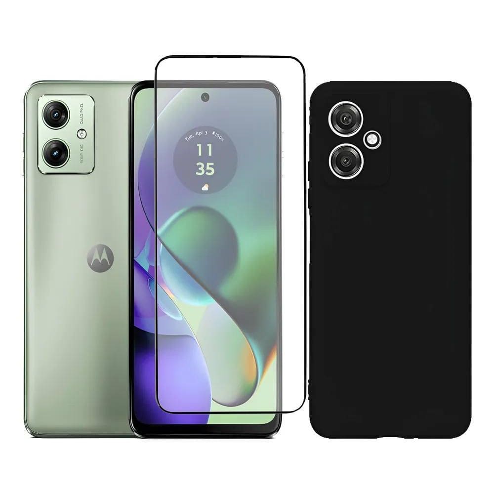 Capa Capinha Case + Película 3D Tela Para Motorola Moto Pre