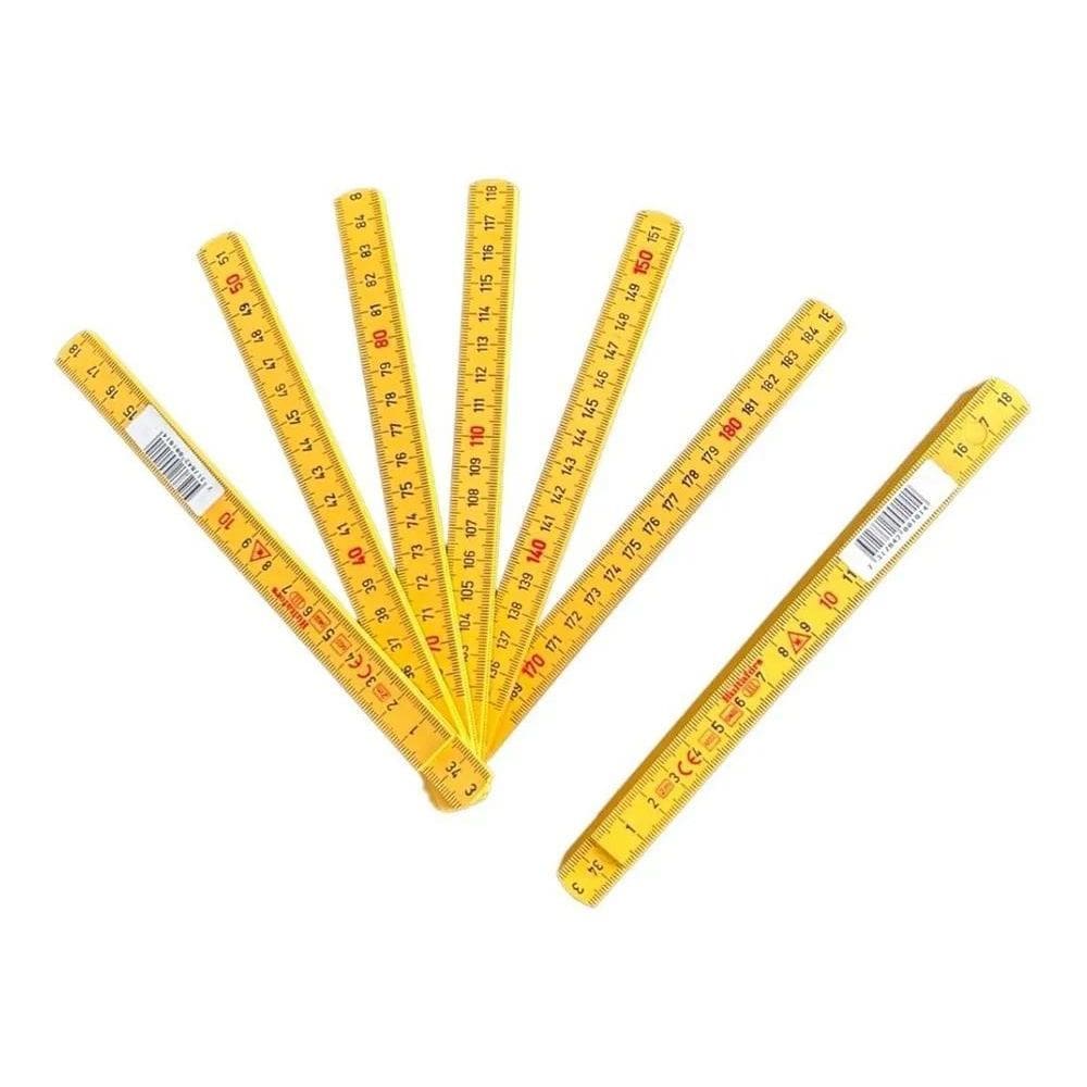 02 Pçs. Metro De Nylon Sueco 12 Dobras Hultafors 2 M.