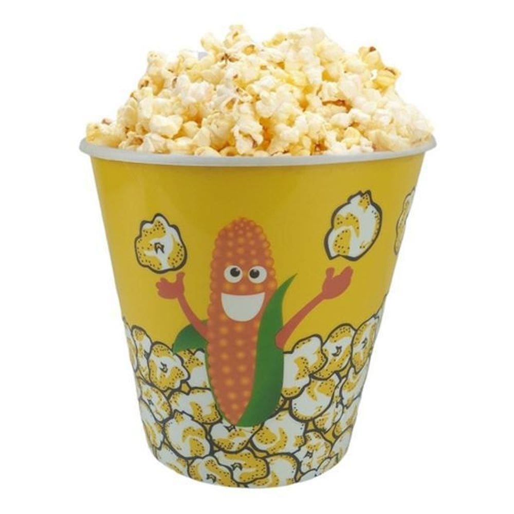 Balde Recipiente Pote Plástico Pipoca Cinema 2.9 Litros