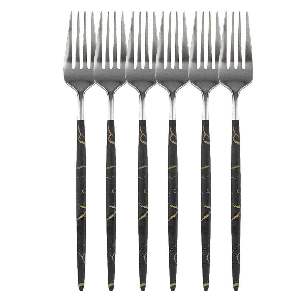 Conjunto De Talheres Inox Slim 6 Garfos