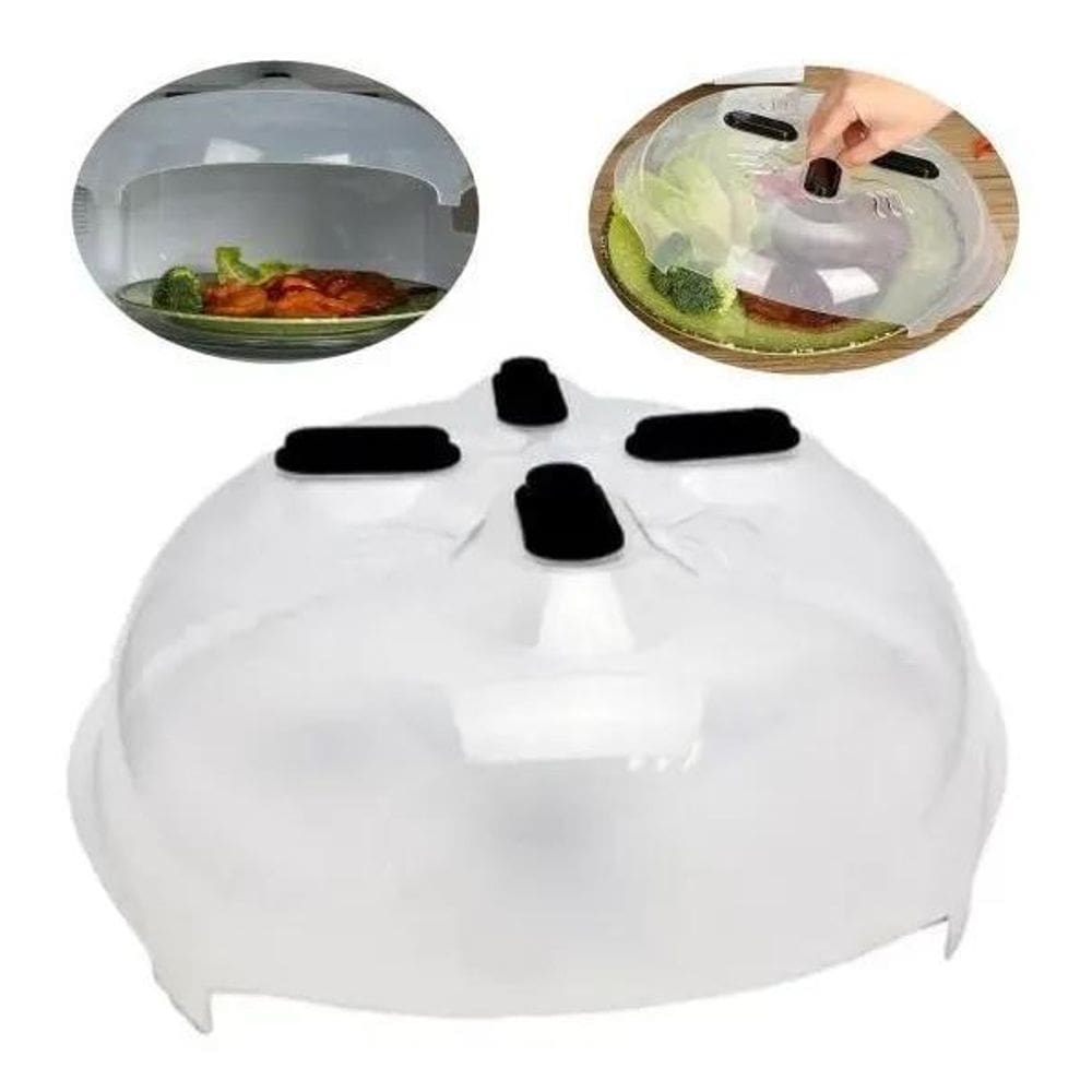 10X Tampa Magnética Protetora De Alimentos Para Micro-Ondas