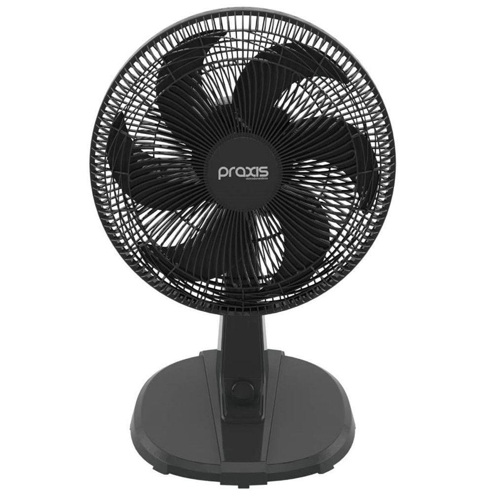 Ventilador De Mesa VENT42PT 6 Pás 3 Velocidades Praxis Preto 220V